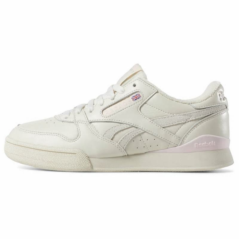 Reebok Phase 1 Pro Shoes Womens White/Pink India ND5108BD